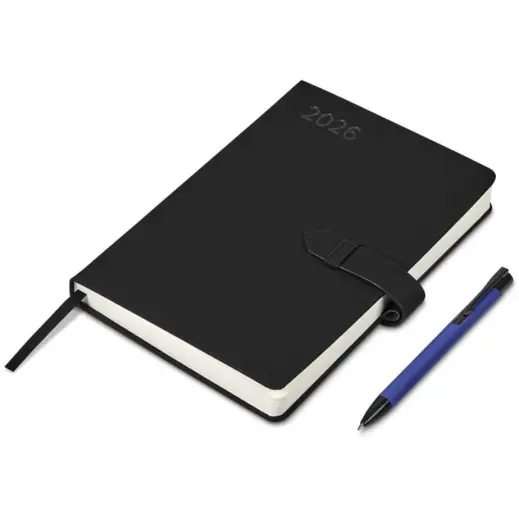 Altitude Enterprise A5 2026 Diary & Zeta Pen Set Blue